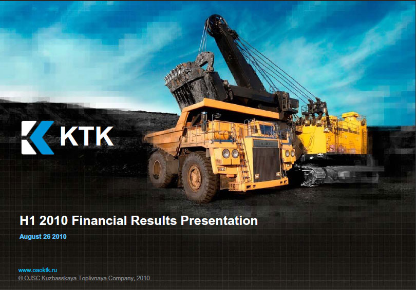 H1 2010 Unaudited IFRS Results Presentation